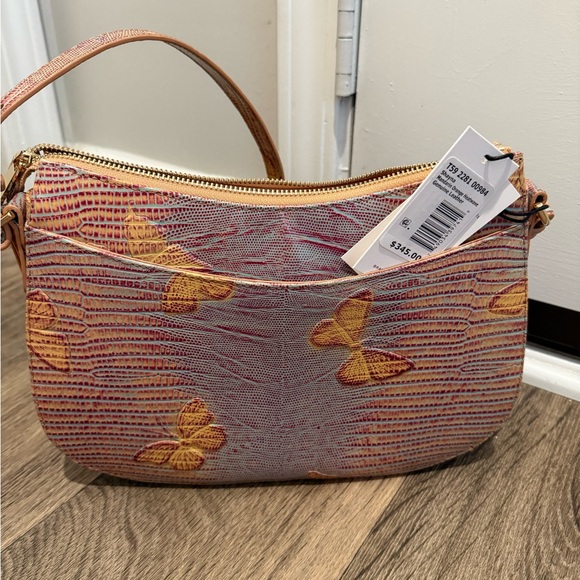 Brahmin Melbourne Shayna Crossbody Bag in Mandarin Orange NWT - Picture 5 of 9